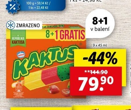 Zmrzlina Kaktus