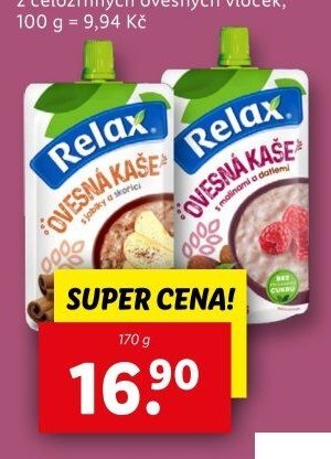Relax ovesná kaše kapsička