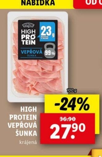 High Protein vepřová šunka