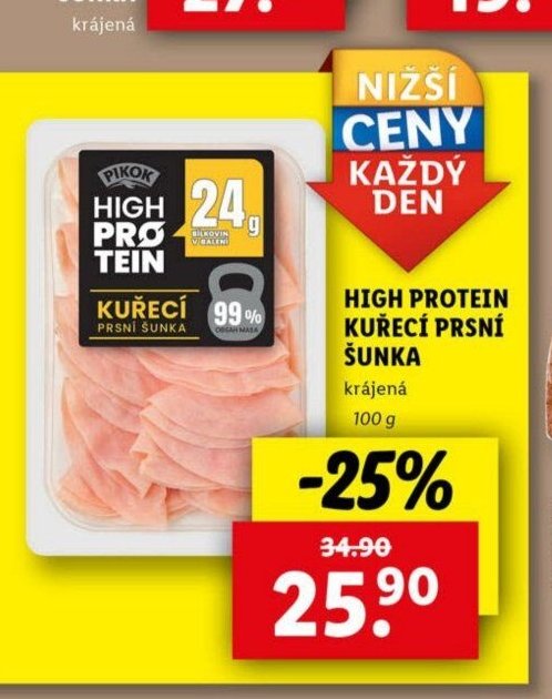 High protein kuřecí prsní šunka