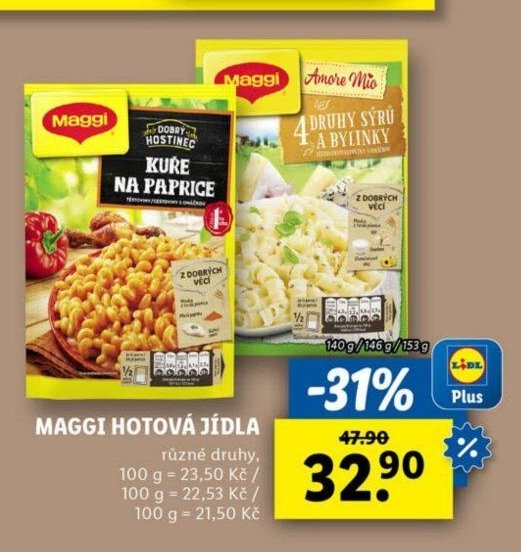 Maggi hotová jídla