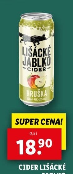 Cider Lišácké jablko
