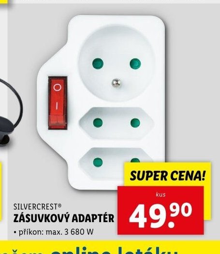 SILVERCREST ZÁSUVKOVÝ ADAPTÉR