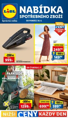 aktuální leták Lidl 30.6.2025-6.7.2025