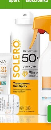 SOLERO Transparent Sun Spray