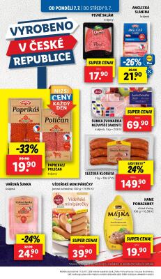 aktuální leták Lidl 7.7.2025-9.7.2025