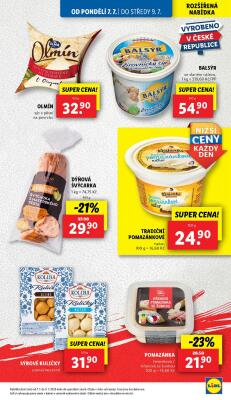 aktuální leták Lidl 7.7.2025-9.7.2025