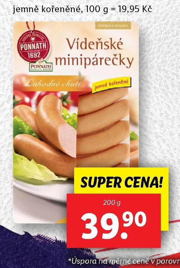 Vídeňské minipárečky
