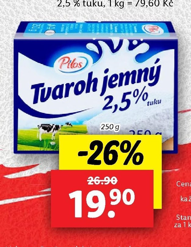 Pilos Tvaroh jemný 2,5 %
