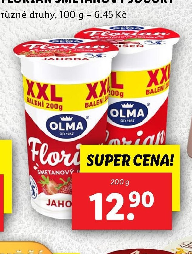 Florian smetanový jogurt