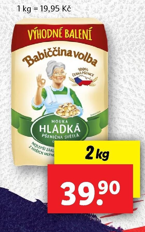 Babiččina volba hladká mouka