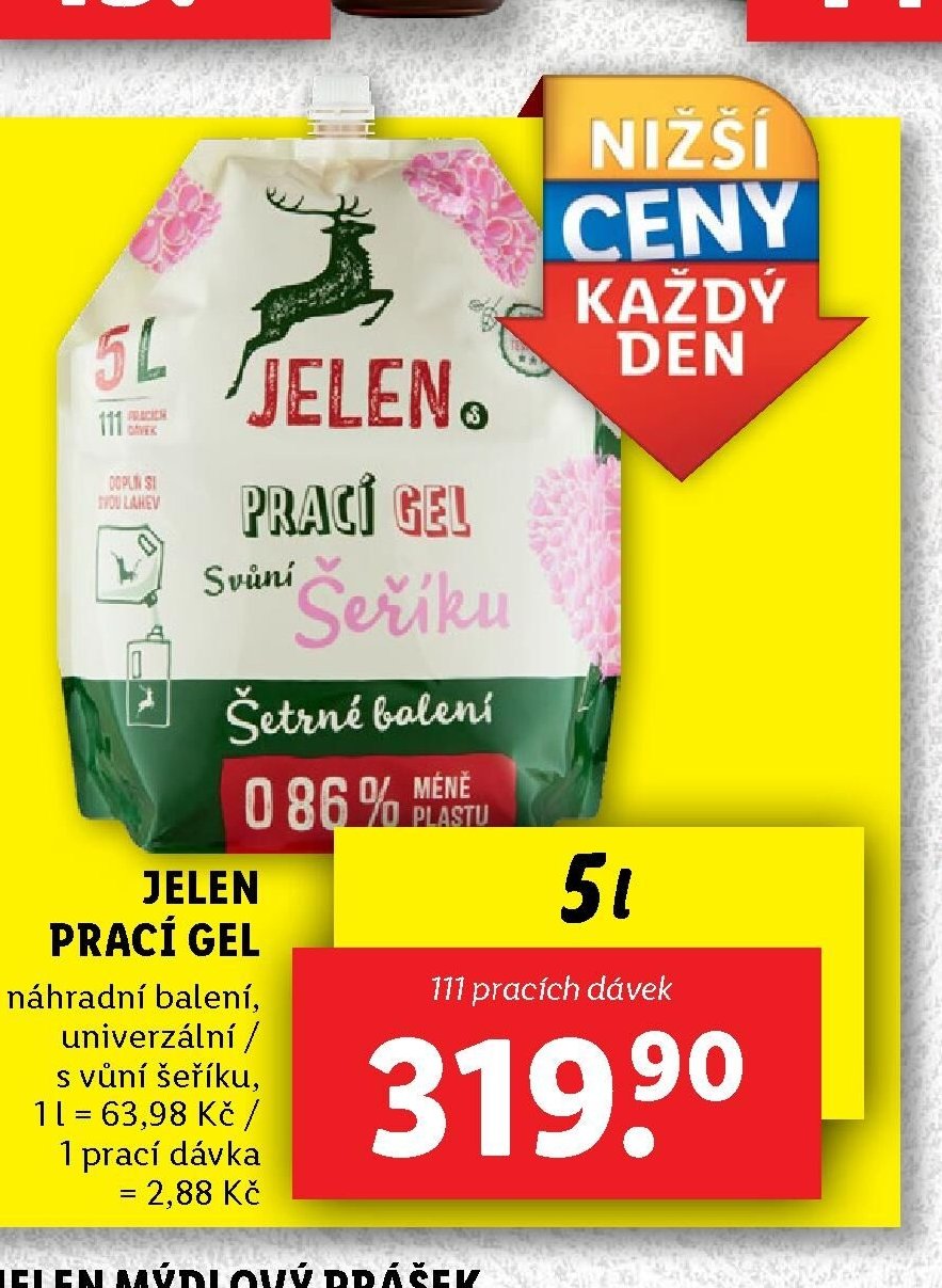 Jelen prací gel