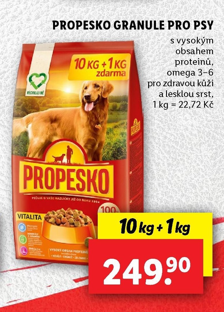 Propesko granule pro psy