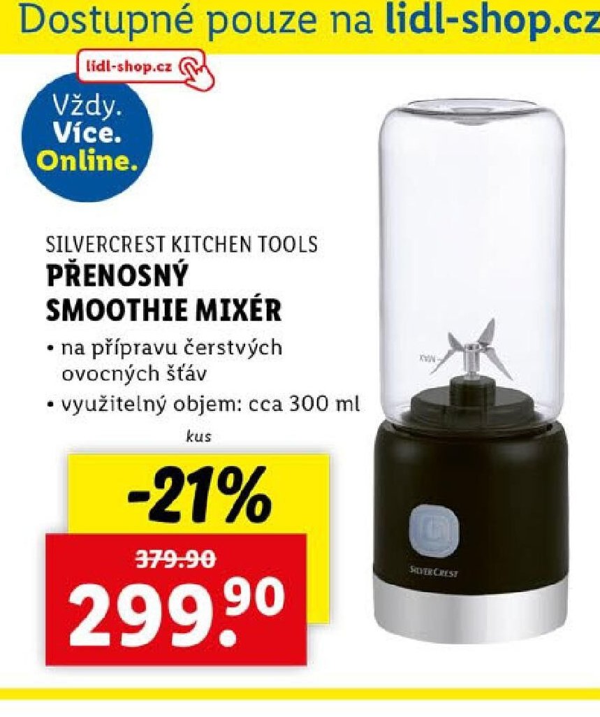 SILVERCREST KITCHEN TOOLS PŘENOSNÝ SMOOTHIE MIXÉR