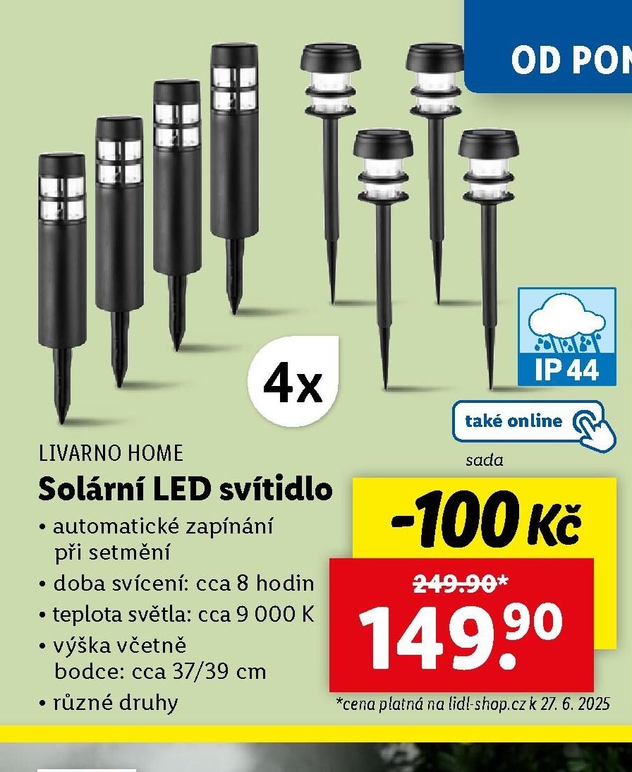 LIVARNO HOME Solární LED svítidlo