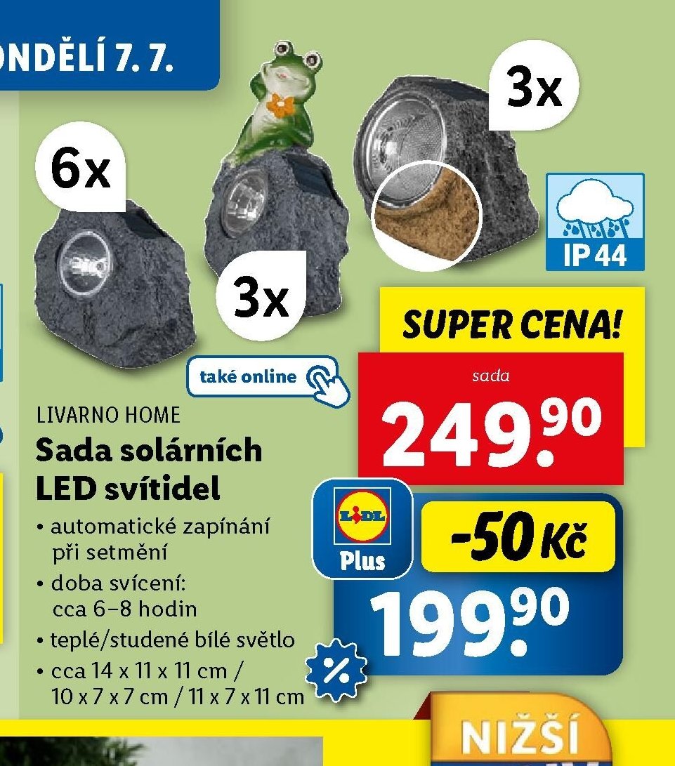 LIVARNO HOME Sada solárních LED svítidel