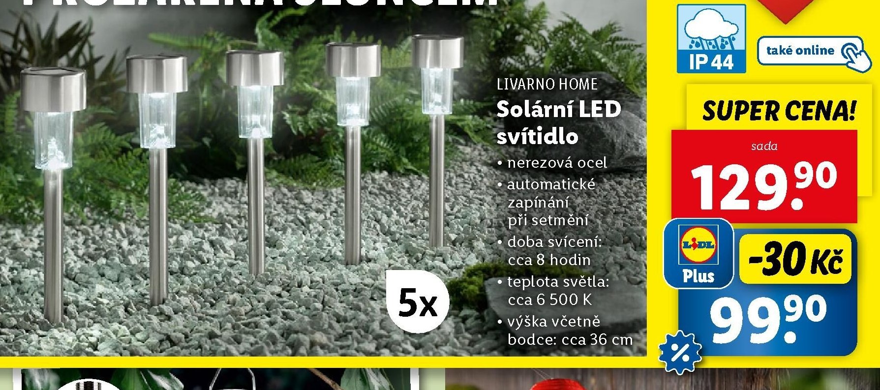 LIVARNO HOME Solární LED svítidlo