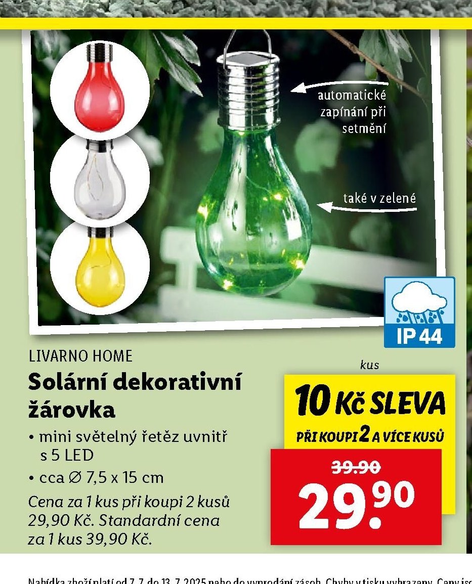 LIVARNO HOME Solární dekorativní žárovka