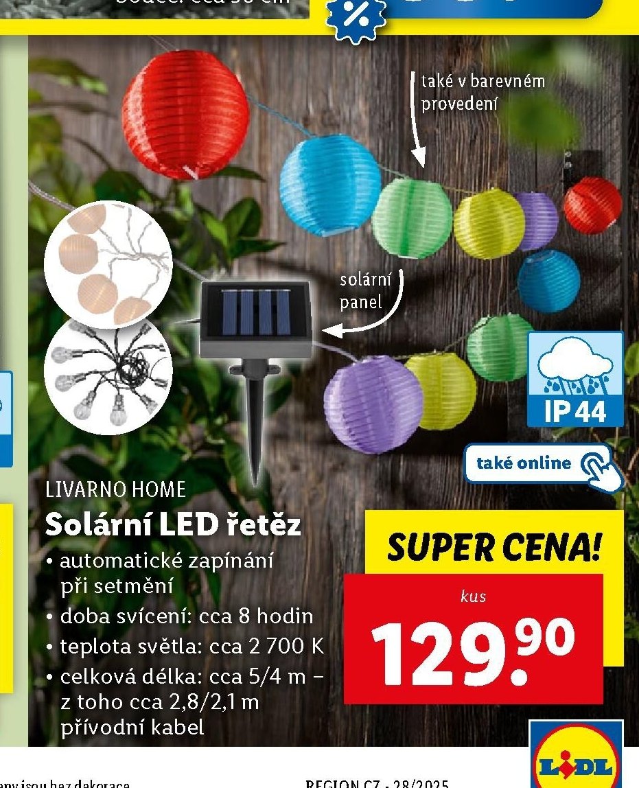 LIVARNO HOME Solární LED řetěz