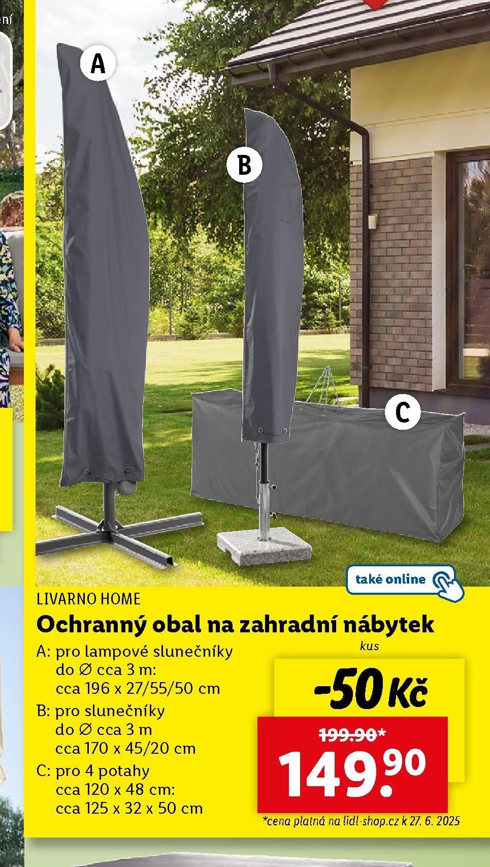LIVARNO HOME Ochranný obal na zahradní nábytek