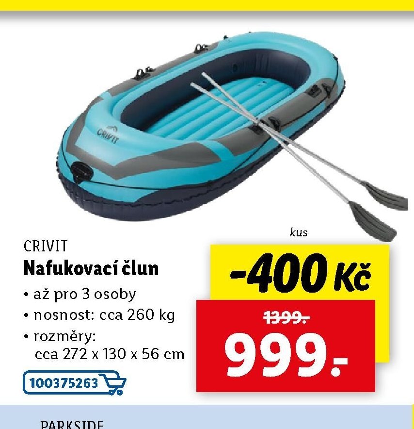 CRIVIT Nafukovací člun