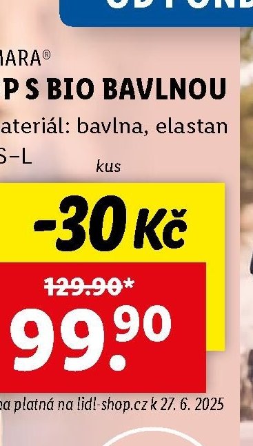 Esmara® top s bio bavlnou