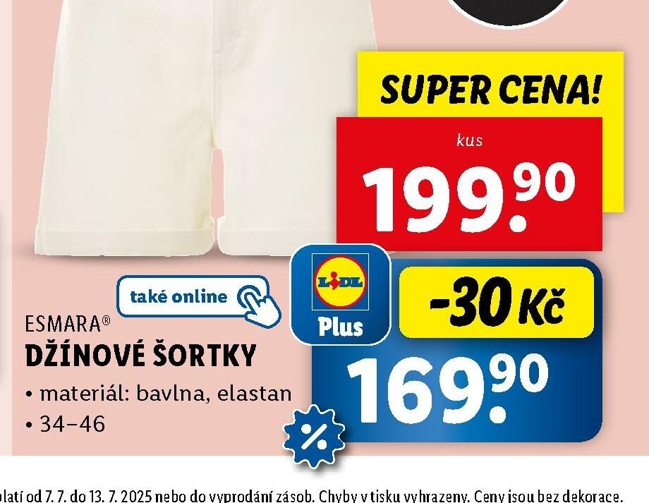 Esmara® džínové šortky