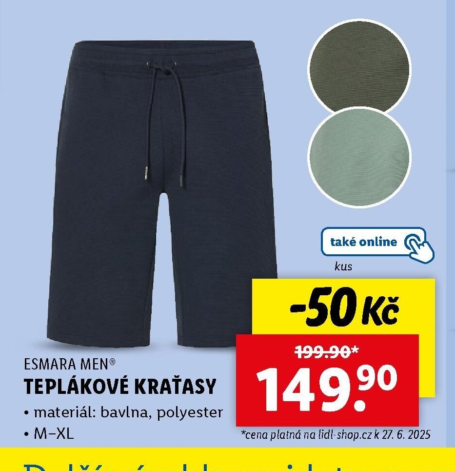 ESMARA MEN TEPLÁKOVÉ KRAŤASY