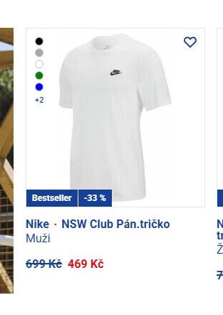 Nike - NSW Club Pán.tričko Muži