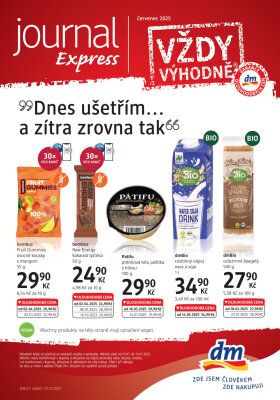 aktuální leták dm drogerie 9.7.2025-31.7.2025
