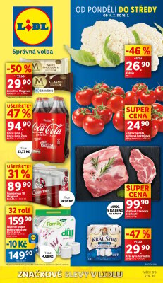 aktuální leták Lidl 14.7.2025-16.7.2025