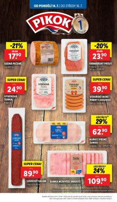 aktuální leták Lidl 14.7.2025-16.7.2025
