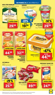 aktuální leták Lidl 14.7.2025-16.7.2025