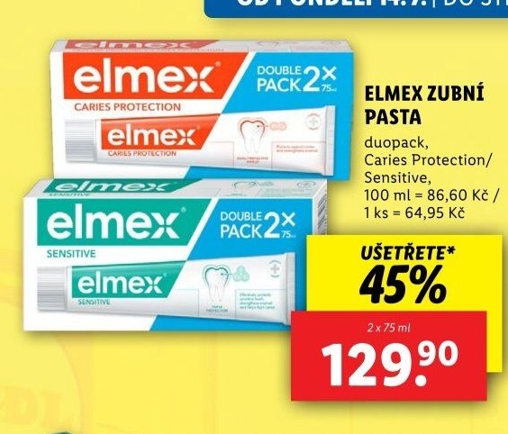 Elmex zubní pasta