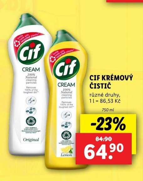 Cif krémový čistič