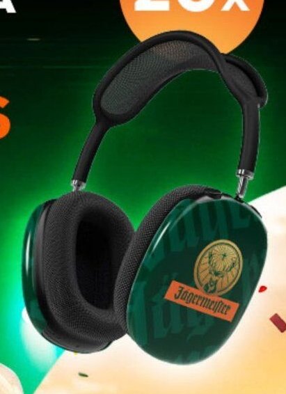 Apple AirPods Max (s motivem Jägermeister)