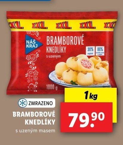 Náš Kraj Bramborové knedlíky s uzeným masem