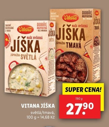 Vitana Jíška světlá/tmavá