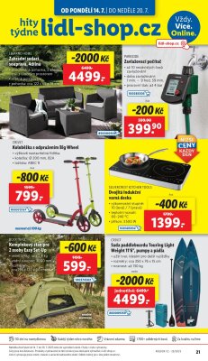aktuální leták Lidl 14.7.2025-20.7.2025