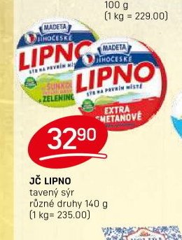 JČ LIPNO tavený sýr
