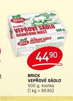 BRICK VEPŘOVÉ SÁDLO