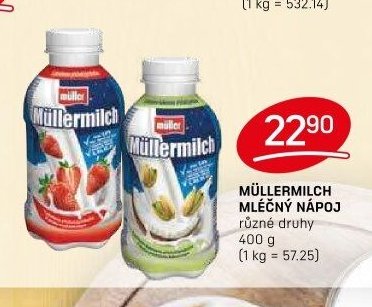 Müllermilch mléčný nápoj