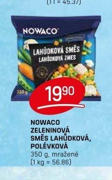 NOWACO ZELENINOVÁ SMĚS LAHŮDKOVÁ, POLÉVKOVÁ