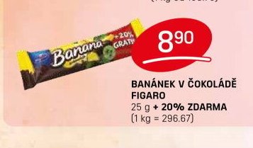 BANÁNEK V ČOKOLÁDĚ FIGARO