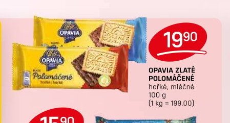 OPAVIA ZLATÉ POLOMÁČENÉ 100 g