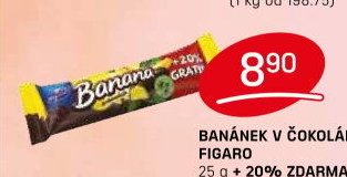 BANÁNEK V ČOKOLÁDĚ FIGARO 25 g + 20% ZDARMA