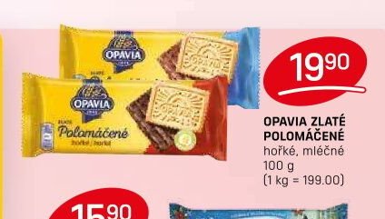 OPAVIA ZLATÉ POLOMÁČENÉ 100 g