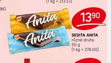 SEDITA ANITA různé druhy 50 g