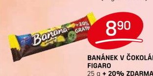 BANÁNEK V ČOKOLÁDĚ FIGARO