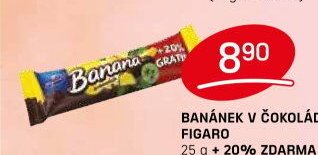 BANÁNEK V ČOKOLÁDĚ FIGARO 25 g + 20% ZDARMA